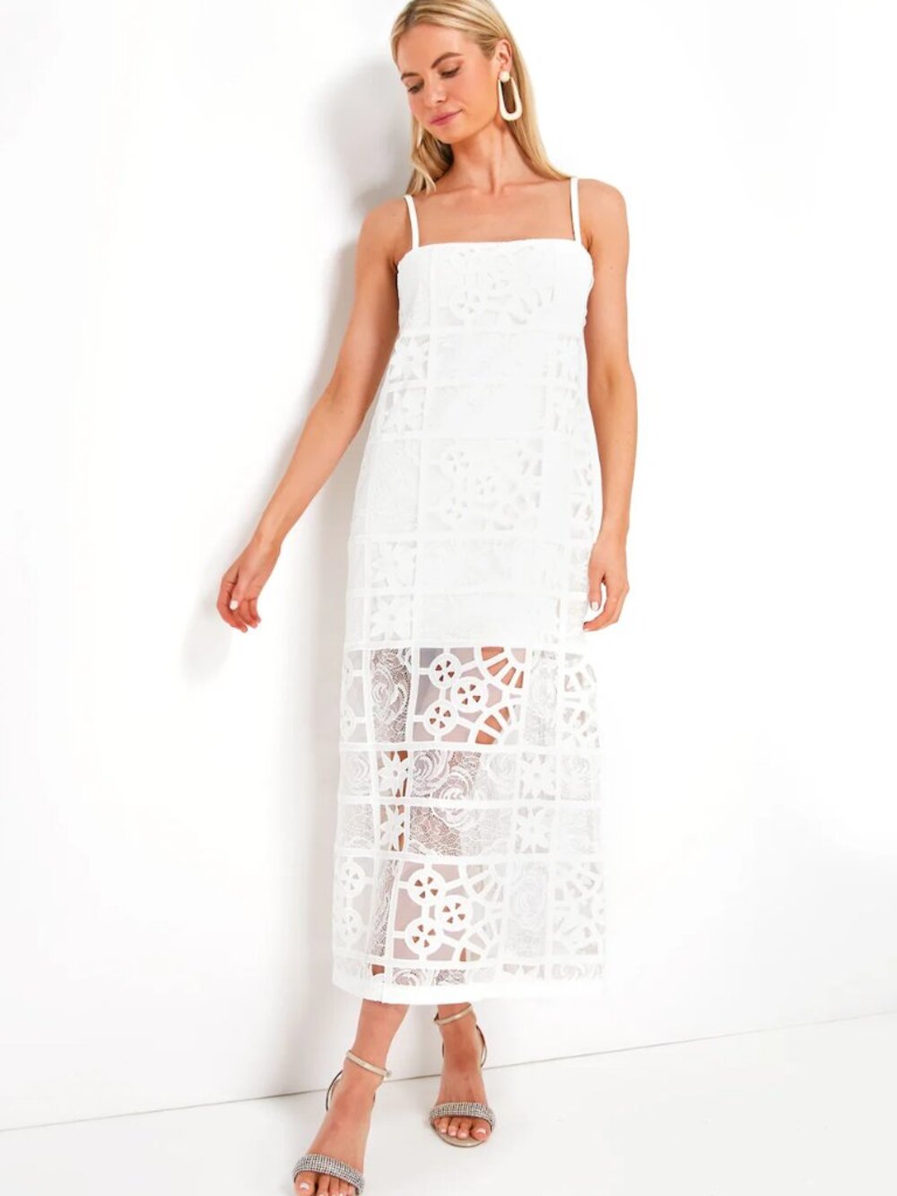 Alexis Lace Midi Dress